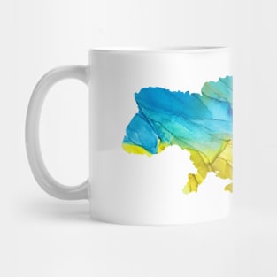 Watercolor Ukranian Map Mug